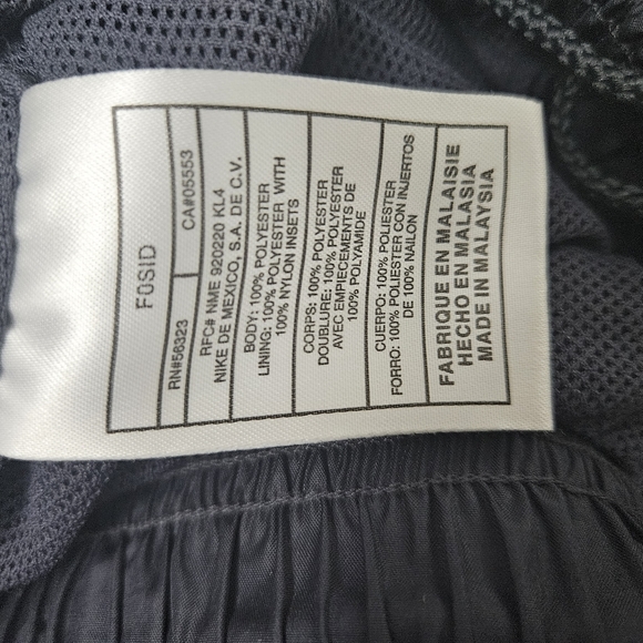 Nike Womens Y2K Track Pants Size Medium M Gray Wide Leg Side Strap Drawstring - Picture 3 of 11